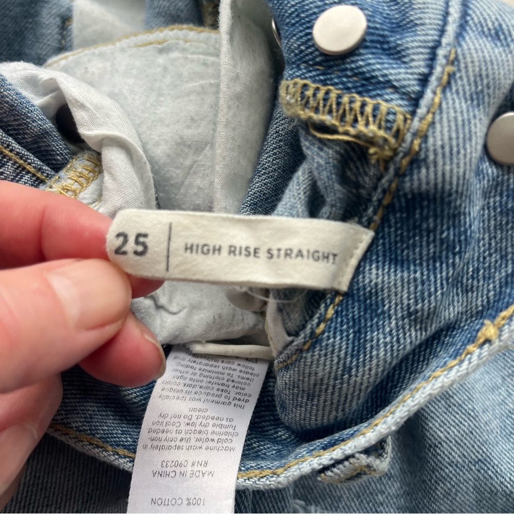 Pacsun High Rise Straight Ripped Jeans - Picture 8 of 15